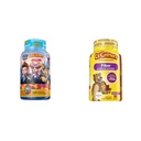 L'il Critters Paw Patrol Gummy Vites Multivitamin לילדים, 190 חניכיים ו L'il Critters סיבים תזונתיים חניכיים לילדים, 90 חניכיים