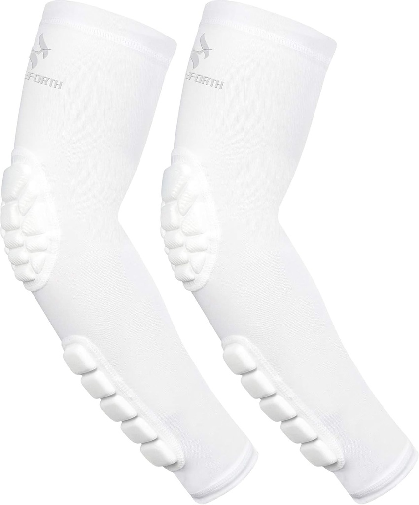 2PCS Padded Elbow Forearm Ops Compression Arm Protective Support