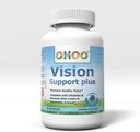 OHOO Vision Support Plus - עם Lutein & Zeaxanthin תומך חזון בריא, מיוצר בארה"ב - 60 קפסולות