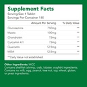 Premium Glucosamine + Chondriotin + MSM + Mastic + Curcumin (750 מ"ג) | Bone & Joint Health (1בק-180 קפסולות 6mo Supply) ויטמין עבור תמיכה משותפת