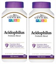 המאה ה-21 Acidophilus Probiotic כמוסות, 150-Count (Pack of 2)