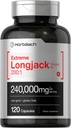 Horbäach - Longjackטונגkat Ali | 240,000 מ"ג (200:1 טפטוף) | 120 קפסולות | תוספת ביצועים גברית קיצונית