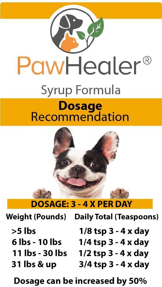 PwHealer® Dog Cough Remedy-Hound Honey Syrup (Phlegm-Heat) - עבור Loud, Honking Coughs - 5 floz...