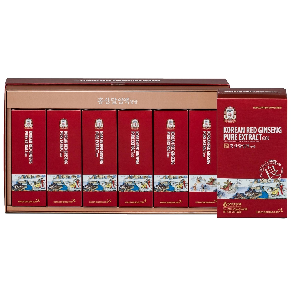 CheongKwanJang Red גינזנג פלטה טהורה | קוריאנית רד ג'ינסנג, Red גינזנג, ג'ינסנג לחלץ עם Premium Class Geneseng | Boosts Energy, Immunity, Sta, Blood Circulation | 30 Count Count Count