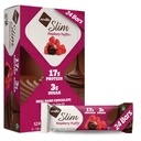 NuGo Slim Dark Chocolate Truffle, 17g חלבון, 2g סוכר, 7g סיבים, נמוך Net Carb, Keto Friendly, Gluten Free, 24 Count