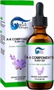 "Sleep Aid Drops מיוחדים פורמולה עם ולריאן שורש, מלטונין, Chamomile, Lavender, Rhodiola Rose, and ויטמין B6 Sleep Support"