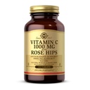 Solgar ויטמין C 1000 מ"ג עם Rose Hips - 100 טבליות - אנטיoxidant & Immune Support - non-GMO, טבעוני, Gluten Free, Milk Free, Kosher - 100 משרתים