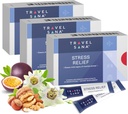 סיוע מתח | Passionflower 200 מ"ג | Vitamin B6 ו- B12 | Premium | תוספת טבעית | Relieves Stress While Travel | Fast-Acting | 10 Sticks (Pack of 3)