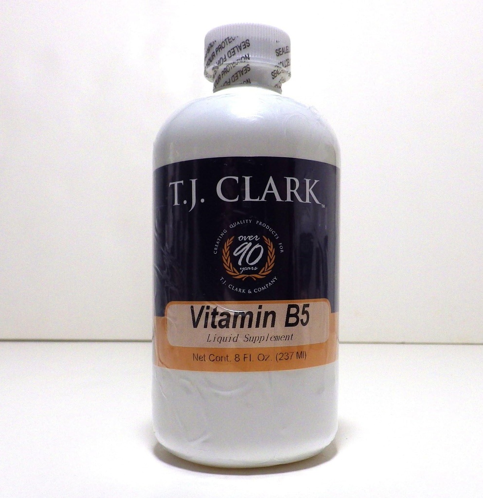 ויטמין B5 d-Calcium Pantothenate 50mg- 8oz נוזל