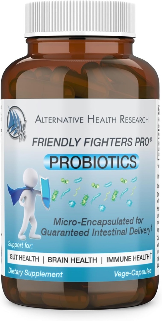 לוחמים ידידותיים Pro ® Probiotic | 3 חודשים אספקה | Men & Women | Digestive & Immune Health* | Inflammation* & Allergy Relief* | Micro-Encapsulated for Promised Delivery