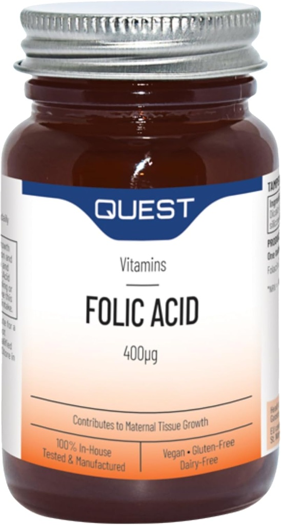 Quest Folic Acid 400Mcg - 90 טבליות