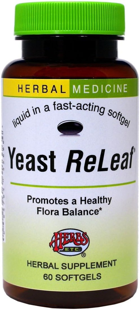 Herbs Etc. Yeast ReLeaf® Softgels 60