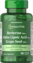 גאווה של פוריטנין, Alpha Lipoic Acid & Grape Seed, מקדם תמיכה אנטי-חמצן, 90 קפסולות ירקות
