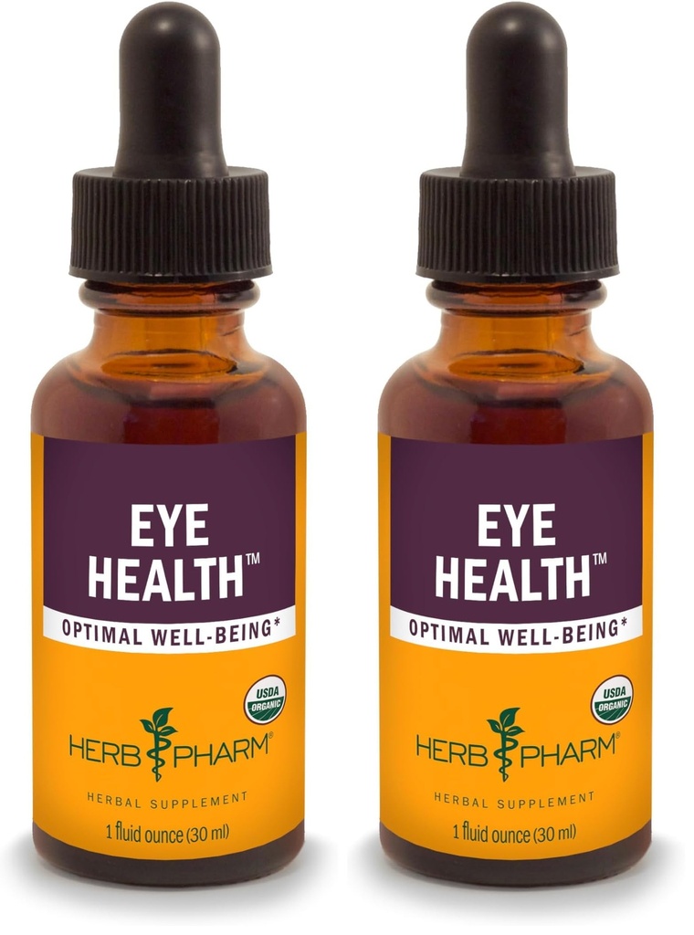 Herb Pharm בריאות נוזלי צמחי פורמולה עם Bilberry ו Goji נוזל לחלץ - 1 Ounce (Pack של 2)