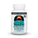 מקור Naturals Visual Eyes Dietary Supplement - Multi-Nutrient Complex with Bilberry Extract, Lipoic Acid ו Lutein - 60 טבליות