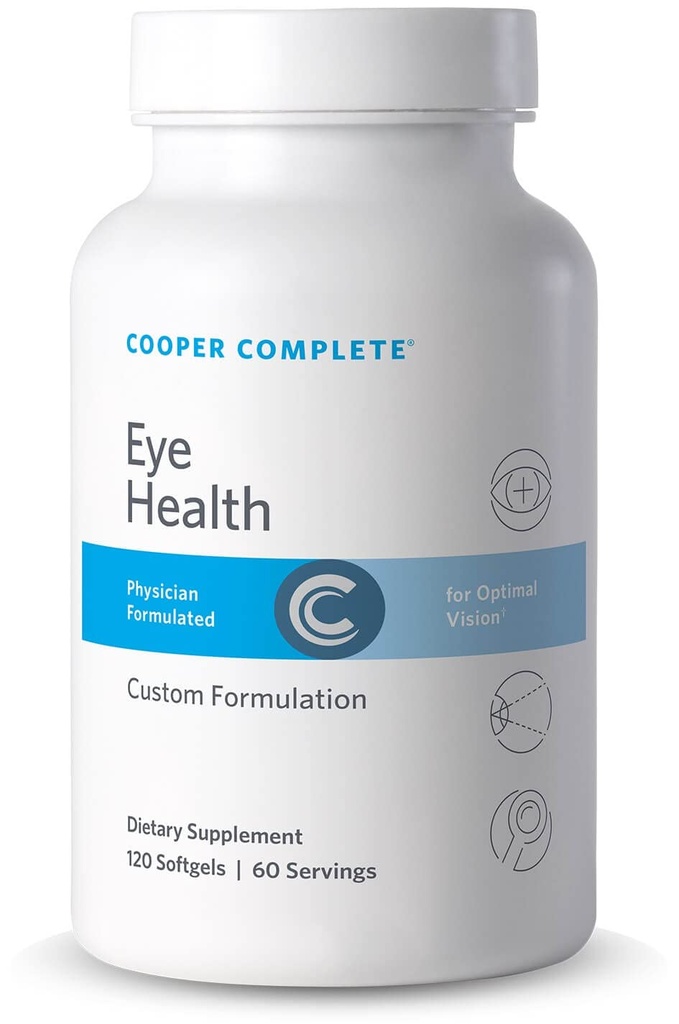 מקור: Eye Health Supplement - Lutein, Meso Zeaxanthin, Zeaxanthin, ויטמין C & E - 120 Softgels לכל בקבוק. חבילה של 2