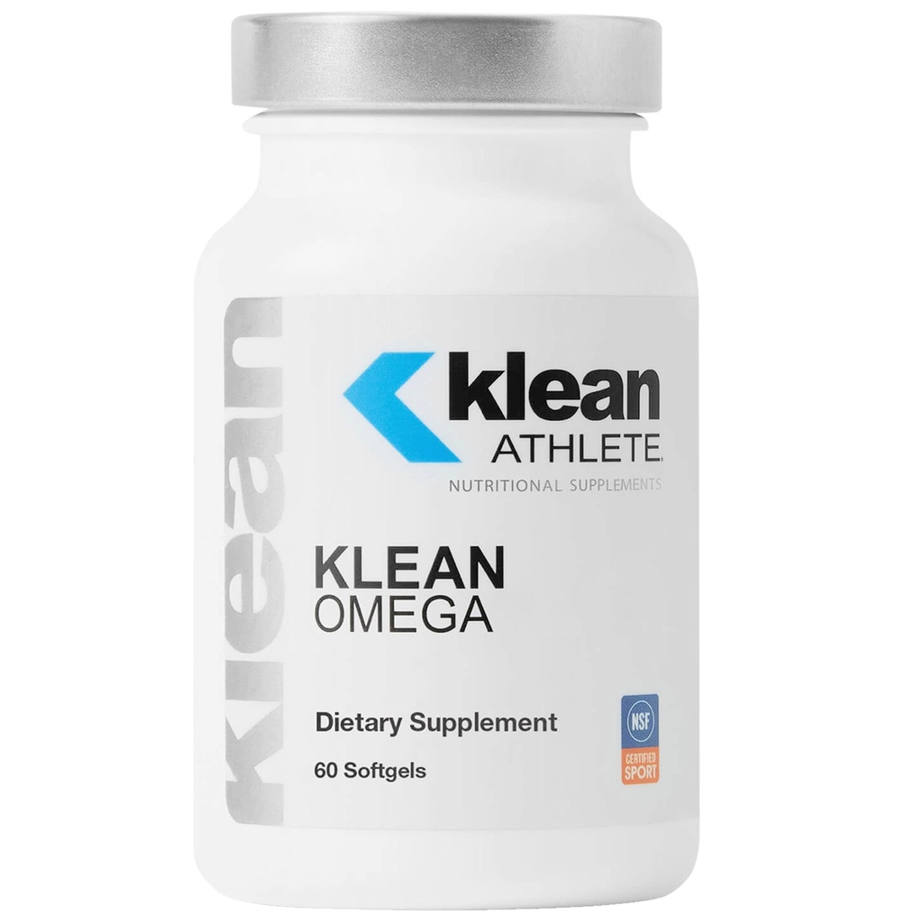 Klean Athlete Kole אומגה | שמן דגים טהור ב- Triglyceride טופס לתמיכה Cardiovascular, נוירולוגי ו Joint Health | NSF מוסמך לספורט | 60 Softgels