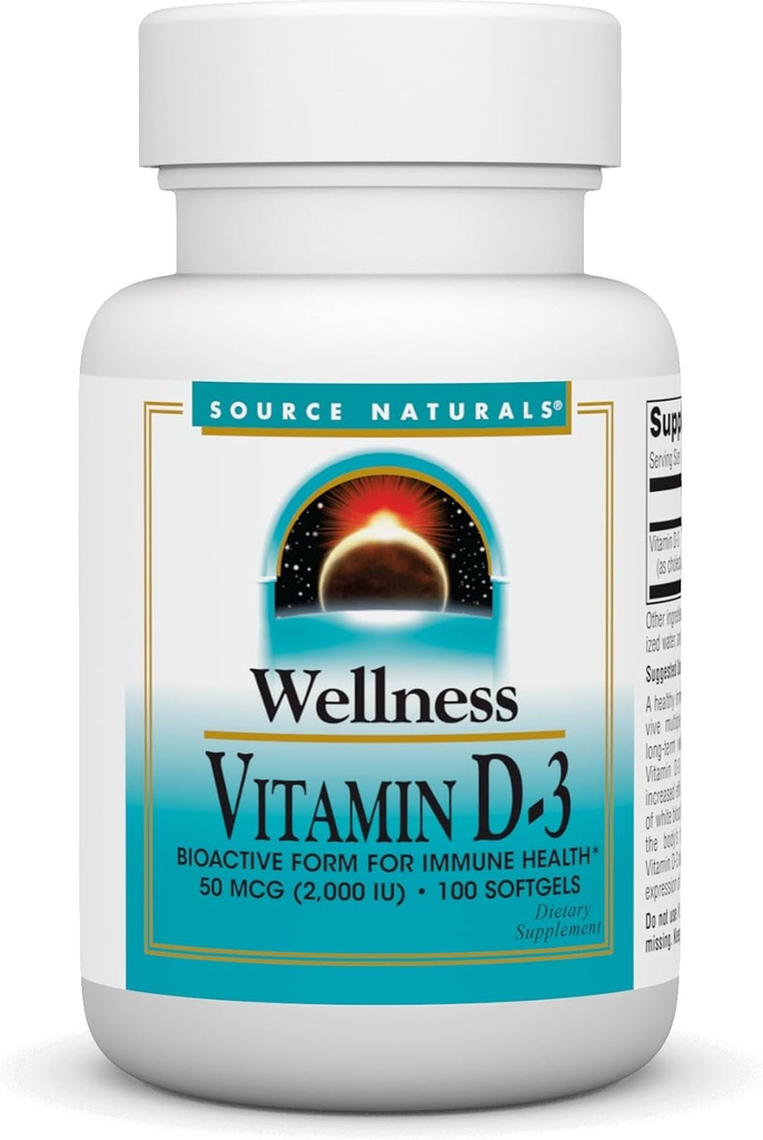 מקור טבעי ויטמין D-3, Bioactive Form for Immune Health