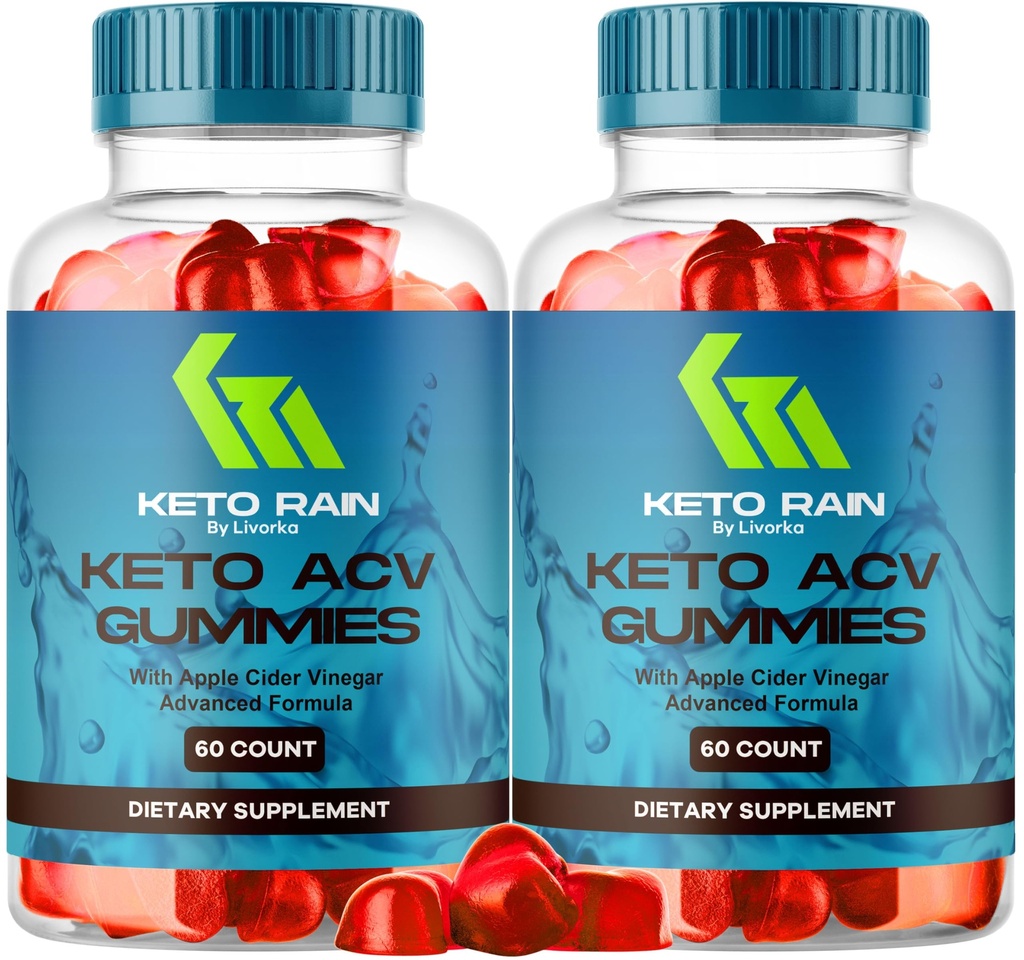 (חבילה) Keto Rain Gummies - Keto Rain Advanced ACV Gummys, Keto Rain ACV Gummy 1050myMG - All Natural Keto Rain Apple Cider Vinegar, KetoRain ACV Gummys, 120 חניכיים עבור 2 חודשים