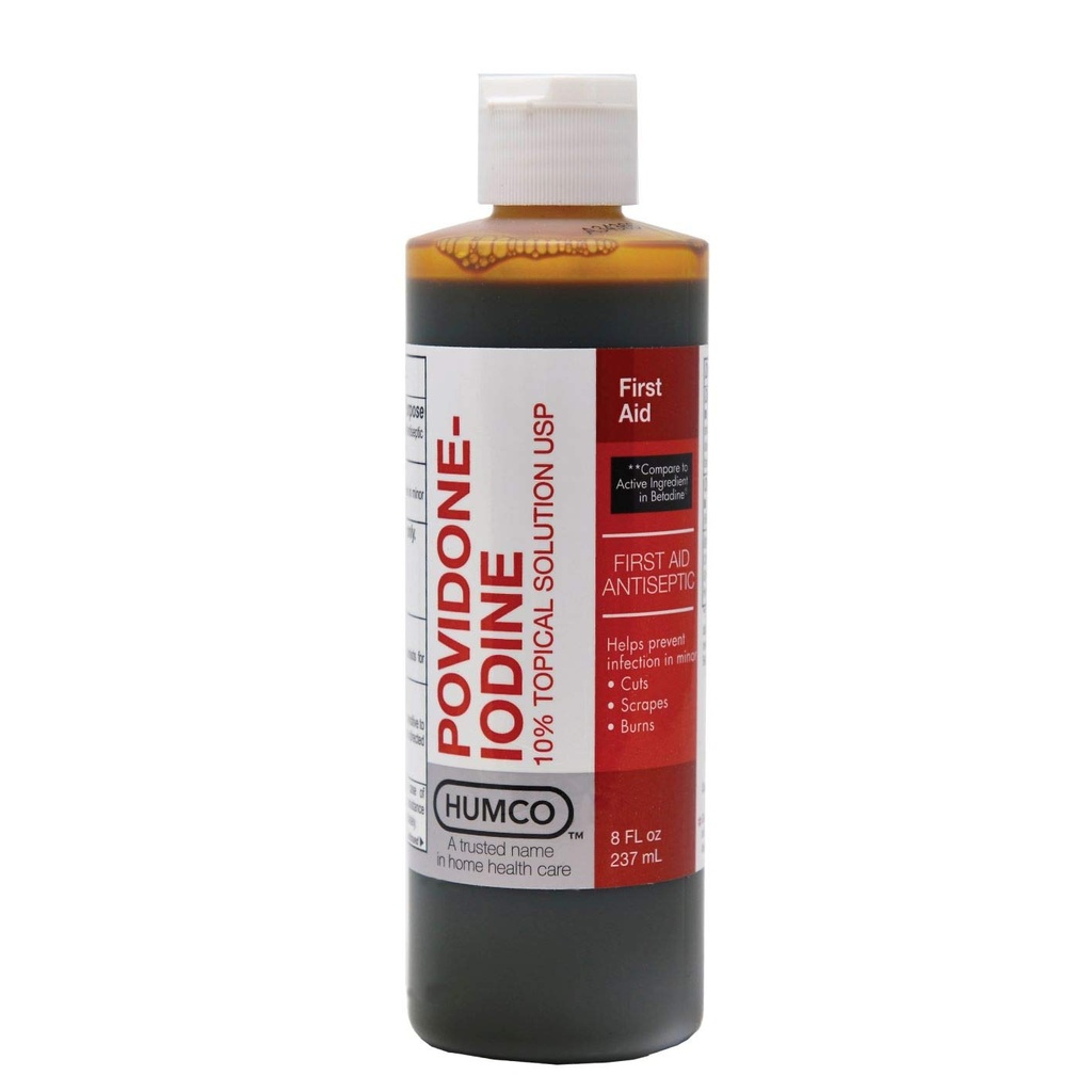 Humco 232516001 Povidone Iodine 10% נושא הפתרון, 16 oz.