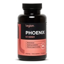 LEGION Phoenix Thermogenic Fat Burners & Weightloss Pills - 30 משרתים, 90 קפסולות (Caffeine)