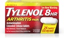 Tylenol 8 Hour Arthritis כאב הקלה - Acetominophen Extended-Release Tablets, Pain Reliever / Fever מופחת, 24 Caplets, 650 מיליגרם כל (2-Pack)