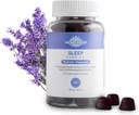 Sleep Gummies - Sugar Free Melatonin Gummies with Magnesium for Sleep Support - תערובת בוטנית של רכיבים טבעיים - Keto, טבעוני, non-GMO & Gluten-Free - Made in USA (30 משרתים)
