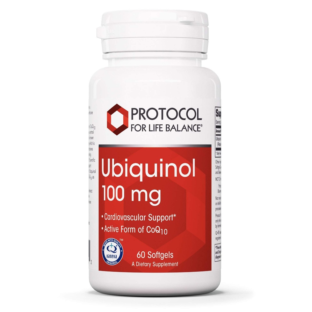 פרוטוקול ל-Life Balance - Ubiquinol 100 מ"ג - תמיכה קרדיווסקולרית ב- Active Form of CoQ10, תומך בייצור אנרגיה, בריאות לב, פעילות אנטי-חמצן - 60 Softgels