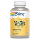 SOLAרי Calcium Magnesium Citrate w/Vitamin D3 K2 - תוספי Calcium עבור נשים וגברים - Bone and Heart Health Support - Cal Mag 2:1 Ratio, Plus ויטמין D 3 ו-K2, 60 יום ערבות, 30 משרתים