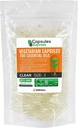 XPRS Nutra Size 3 קפסולות טבעוניות ריקות - 500 Count Clear Veggie קפסולות עבור רוב שמנים אתריים - גלולות ירקות ריקים - שמן מילוי
