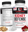 Kidney Detox & ניקוי קפסולות - עם פלט Cranberry, Astragalus Root, ועוד עבור Urinary Tract, תוסף הגנה Kidney - 60 קפסולות