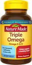 הטבע עשה אומגה 3-6-9, 60 Softgels, אומגה תוספת לבריאות הלב (Pack of 3)