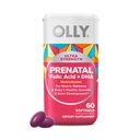 OLLY Ultra Power Prenatal Multivitamin Softgels, תומך צמיחה בריאה, התפתחות המוח, ברזל, Folic Acid, DHA, ויטמין C, E, 30 יום אספקת 60