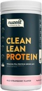 Nuzest - אבקת חלבון פי - חלבון נקי Lean, אבקת חלבון צמחי טבעוני צמחי מבוסס חלבון, חלב חינם, Gluten חינם, GMO חינם, באופן טבעי מתוק, Wild Strawberry, 40 משרתים, 2.2 lb lb lb.