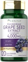 Carlyle Grape Seed לחלץ 4,000 מ"ג | 120 קפסולות שחרור מהיר | Standardized Extract Complex with Polyphenols