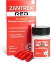 Zantrex Red Body Recomposition & Active Energy Booster תוסף | תמיכה ב- Body Sculpting, הגדלת Focus & Workout Performance