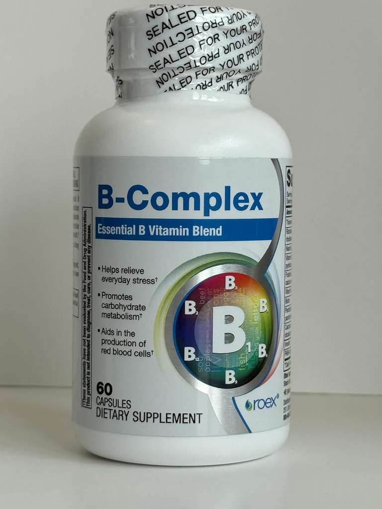 Roex ויטמינים | B-Complex | 8 B ויטמינים | bioly Active Forms