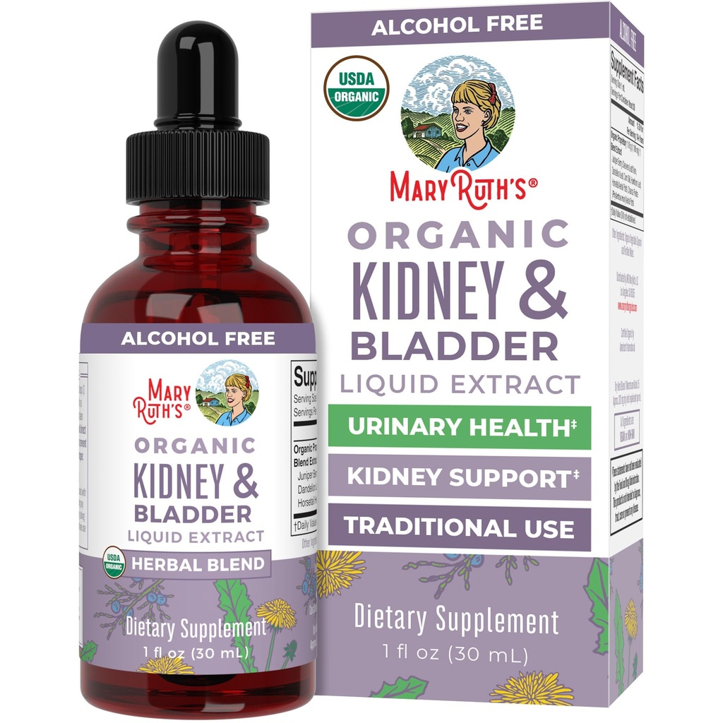 MaryRuth Organics Herbal Supplements | Support Renal & Urinary Systems | Joiper Berry | Dandelion להורדה | Horsetail & Chanca Piedra
