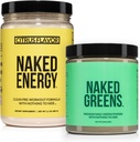 NAKED Vegan Energyzing Bundle Citrus Energy Nutrition Super Greens אבקת ירקות אורגניים