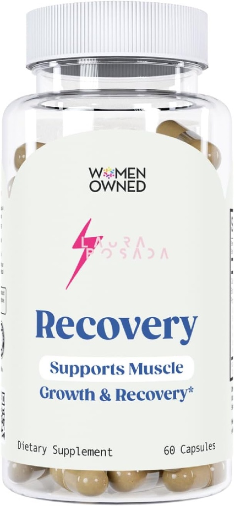 לורה פוסאדה פוסט-Workout Recovery Soreness תוספי 60 קפסולות לתיקון שרירים וצמיחה עבור ביצועים אופטימיים - 100% טבעי non-GMO, המיוצר בארה"ב