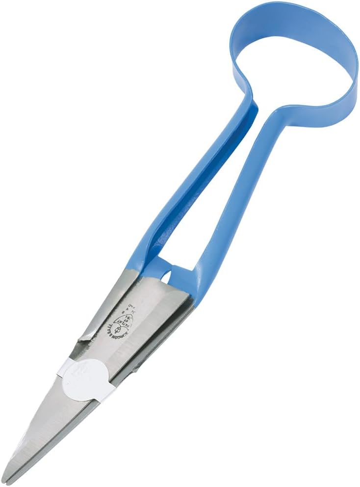Bent Hand Shear for Wool Sheep & Livestock - 5.5 תגית: Blue