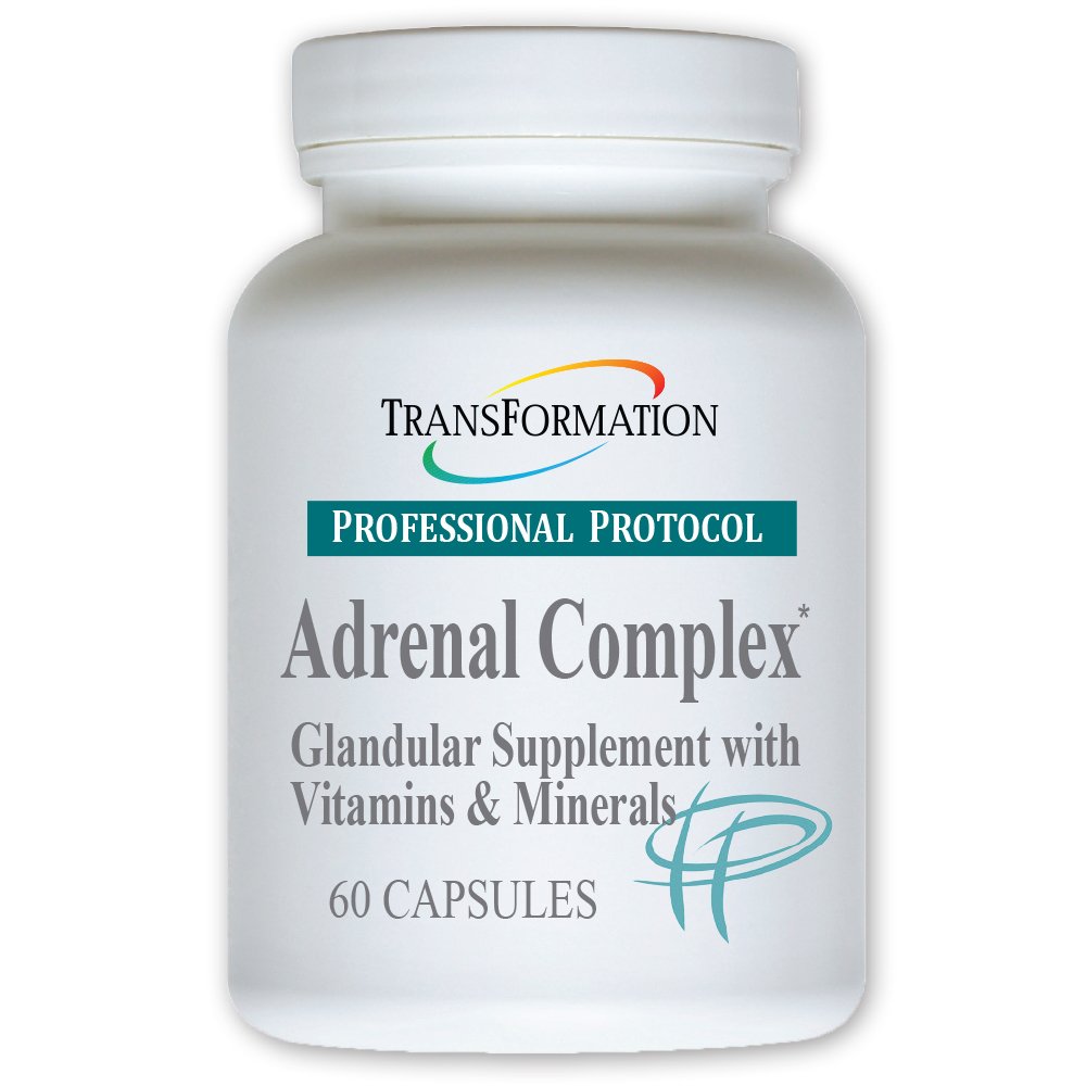 TRANSING THE GENESIS of GOOD HEALTH Enzymes Adrenal Complex - 60 קפסולות - פורמולה סינרגטית של הבס והוויטמינים לתמוך במערכת אנדוקרנית בריאה