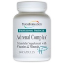 TRANSING THE GENESIS of GOOD HEALTH Enzymes Adrenal Complex - 60 קפסולות - פורמולה סינרגטית של הבס והוויטמינים לתמוך במערכת אנדוקרנית בריאה
