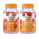 Lifeable Zinc 25 מ"ג ילדים + ביוטין ילדים, חניכיים בונדלה - גדול Tasting, ויטמין תוסף, Gluten Free, GMO חינם, Chewable Gummymymy