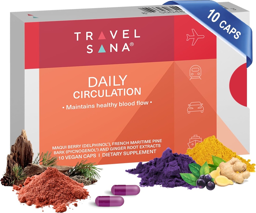 Daily Circulation | Antioxidant Powerhouse תוסף | תמיכה ב-Inflammatory Response, Healthy Blood Flow & Metabolic function