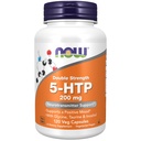 עכשיו תוספים, 5-HTP (5-hydroxytryptophan) 200 מ"ג, כוח כפול, תמיכה נוירוטרנסמיטר *, 120 קפסולות Veg