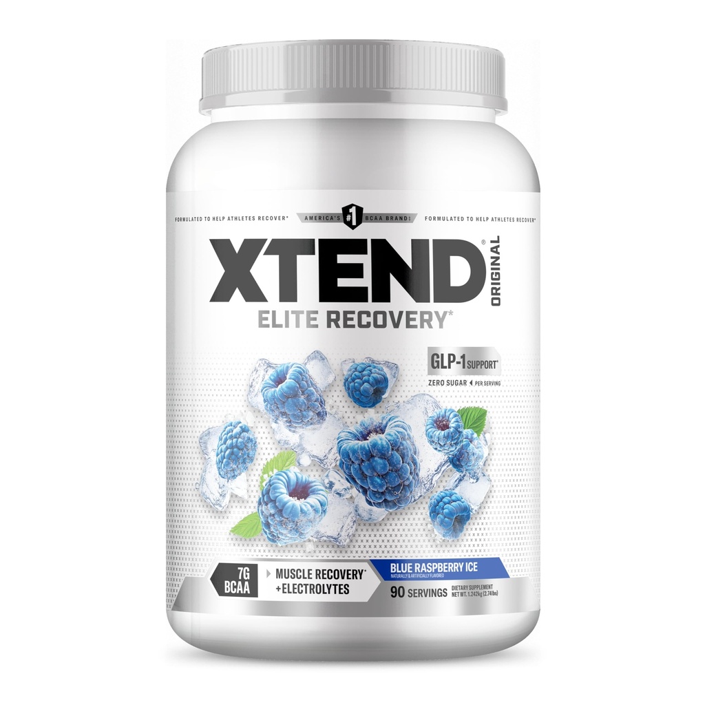 Xtend XTEND המקורי אבקת BCAA 7g BCAA ו 2.5g L-Glutamine, סוכר חינם פוסט עבודה ללא טיפול שריר התאוששות עם Amino Acids עבור גברים ונשים, 90 משרתים