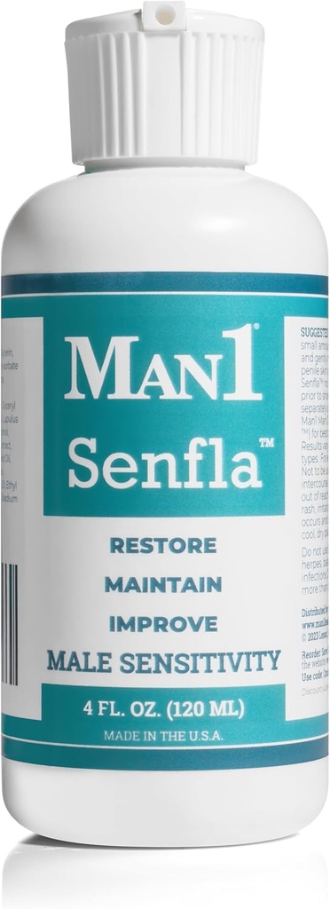 Man1 Senfla: שחזור ענישה הפין פורמולה לגברים שחווים רגישות מועטה. לשפר ולשמור על רגשות אינטימיים ולהחזיר את ה Spark בחייכם