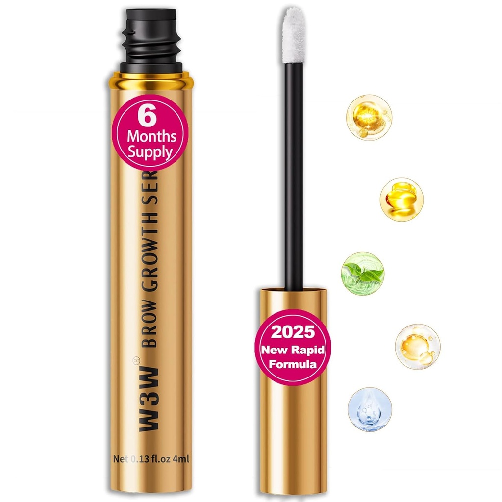 הצמיחה של Eyebrow Serum,2025 שדרגה,Rapid Eyebrow growth Serum for Stronger,Healthier Eyebrows (Upgraded Brow Surem)