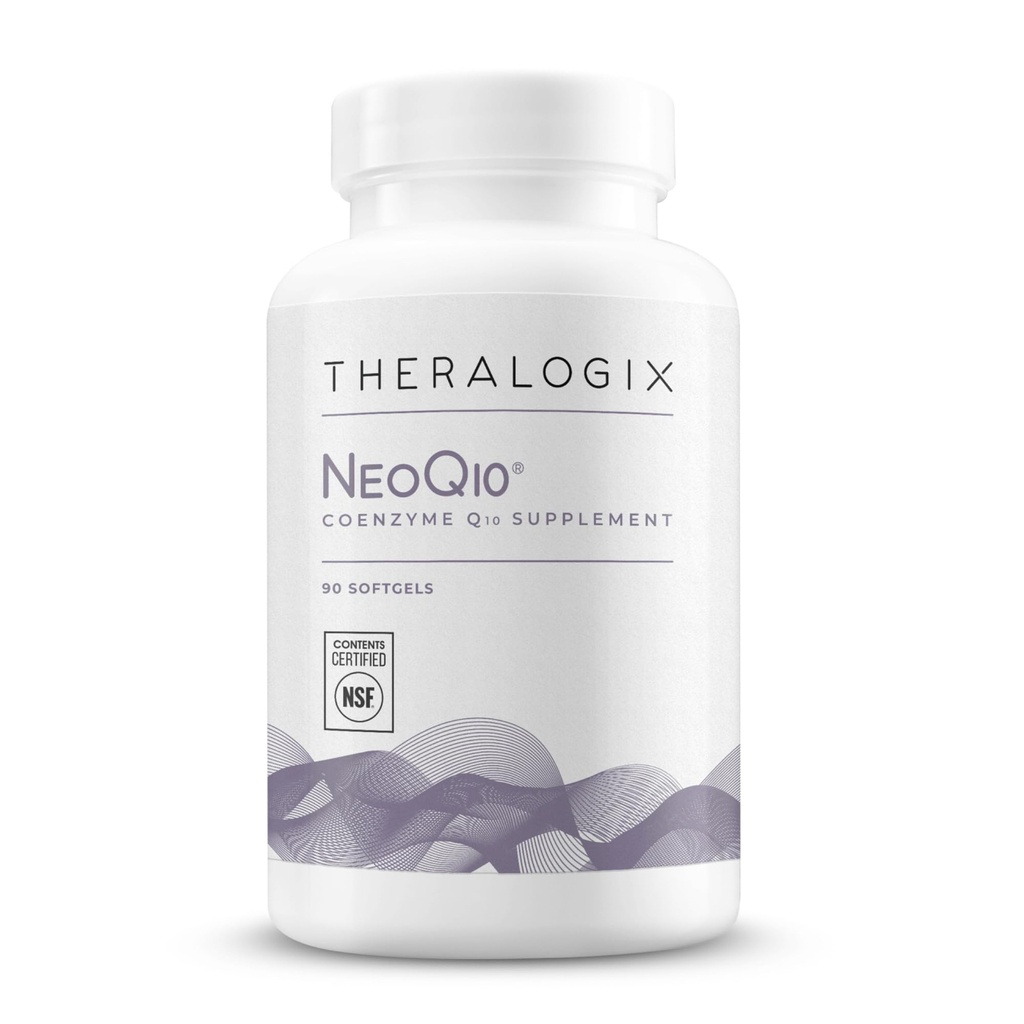 Theralogix NeoQ10 Coenzyme Q10 תוסף - בריאות הלב ותמיכה פוריות - CoQ10 פריון תוספת לגברים ונשים * - NSF מוסמך - 90 Softgels (90 יום אספקה)